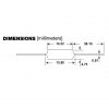 HART Resistor Dimensions